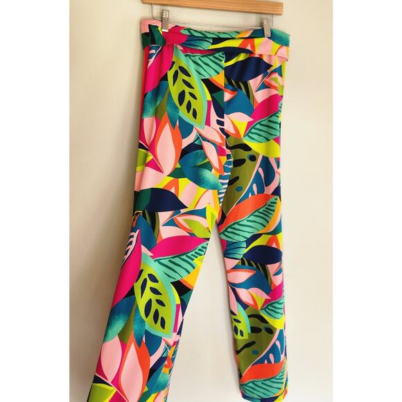 NWT $162 Trina Turk Rainforest Soft Jersey Swim Pants Size Medium and Large - Picture 7 of 11